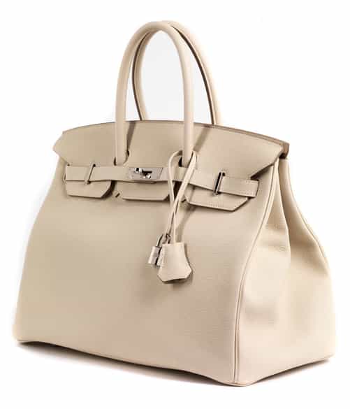 Detailabbildung: Hermès Birkin Bag 35 cm „Craie“