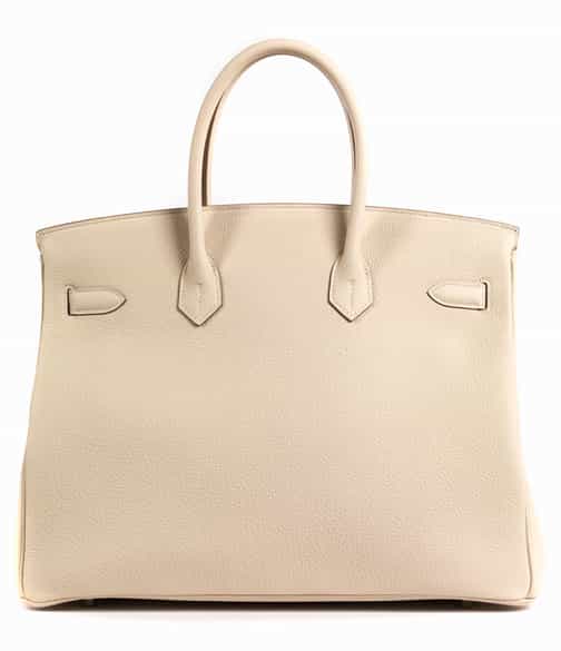 Detailabbildung: Hermès Birkin Bag 35 cm „Craie“