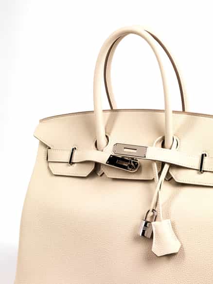 Detailabbildung: Hermès Birkin Bag 35 cm „Craie“