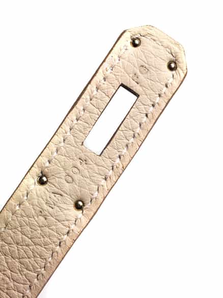 Detailabbildung: Hermès Birkin Bag 35 cm „Craie“
