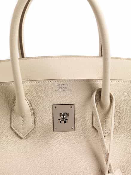 Detailabbildung: Hermès Birkin Bag 35 cm „Craie“