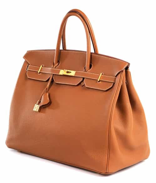 Detailabbildung: Hermès Birkin Bag 40 cm „Gold“