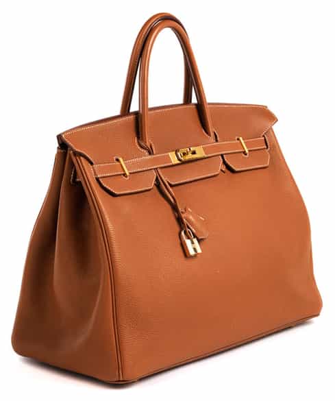 Detailabbildung: Hermès Birkin Bag 40 cm „Gold“