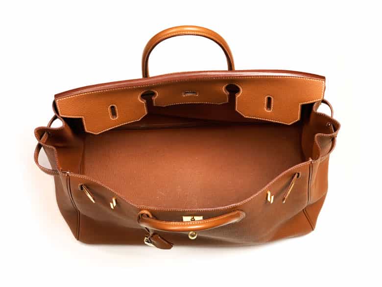 Detailabbildung: Hermès Birkin Bag 40 cm „Gold“