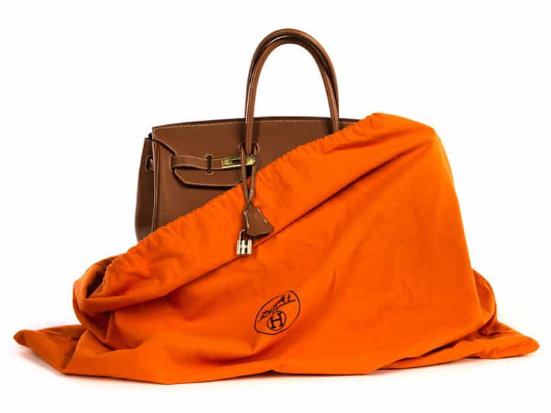 Detailabbildung: Hermès Birkin Bag 40 cm „Gold“