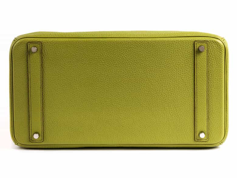 Detailabbildung: Hermès Birkin Bag 40 cm „Vert Anis“