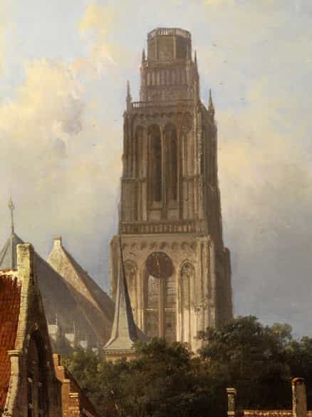 Detailabbildung: Cornelis Springer, 1817 Amsterdam - 1891 Hilversum