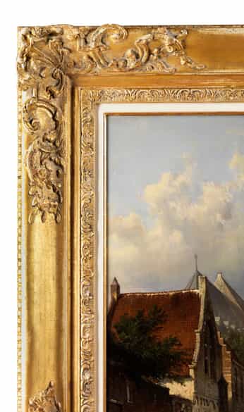 Detailabbildung: Cornelis Springer, 1817 Amsterdam - 1891 Hilversum