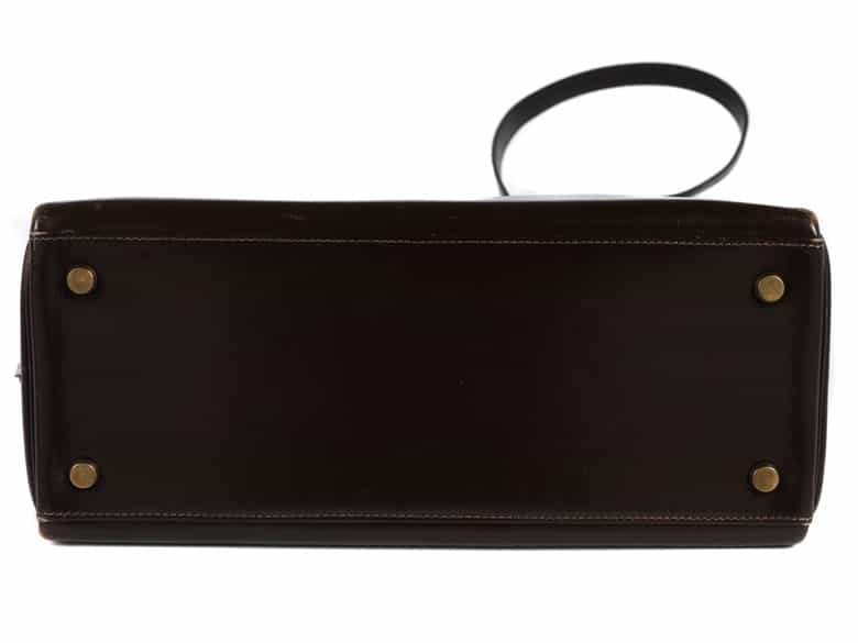 Detailabbildung: Hermès Kelly Bag 28 cm „Chocolate“