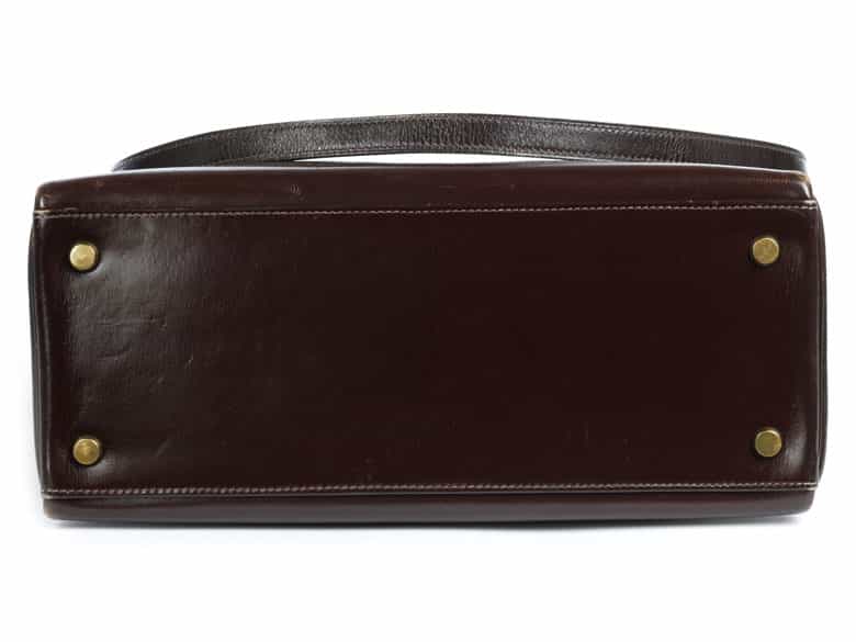 Detailabbildung: Hermès Kelly Bag 28 cm „Chocolate“