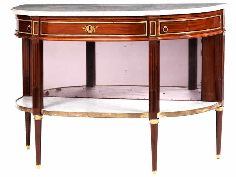 Detailabbildung: Paar klassizistische Konsolen