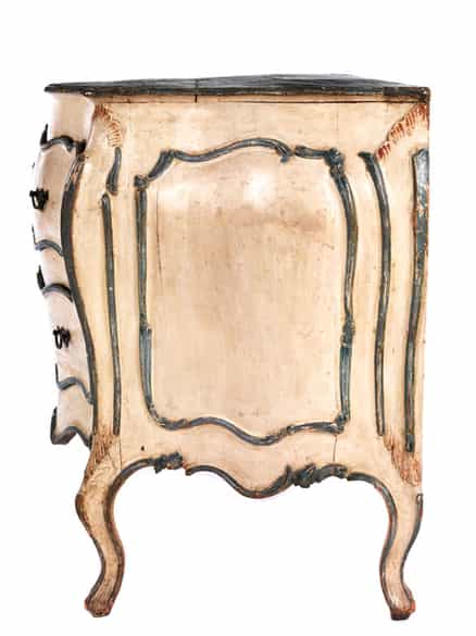 Detailabbildung:  Außergewöhnliche venezianische Rokoko-Kommode