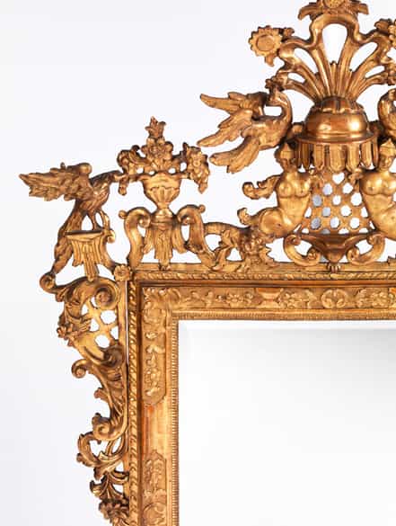 Detailabbildung: Prächtiger Barockspiegel