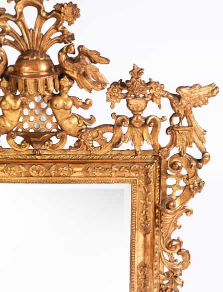 Detailabbildung: Prächtiger Barockspiegel