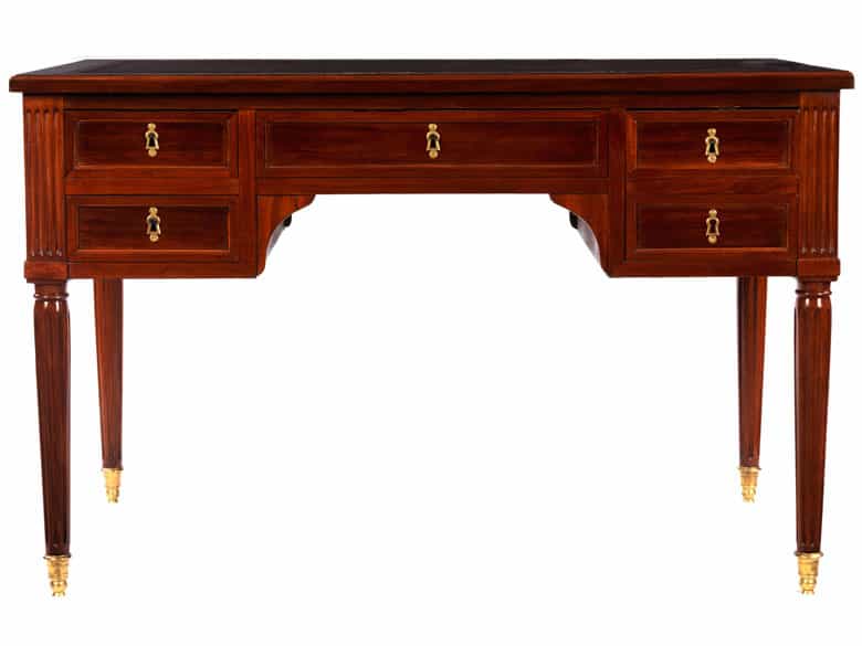 Detailabbildung: Elegantes Louis XVI-Bureau Plat