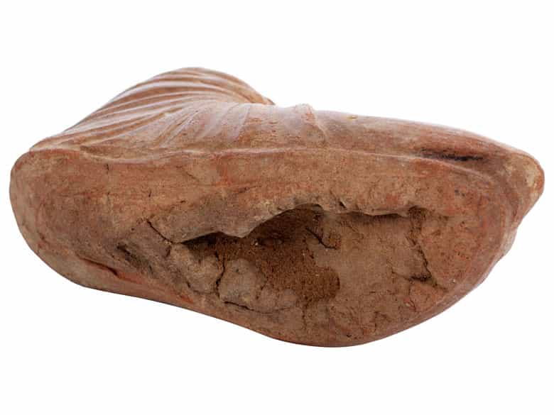 Detailabbildung: Antiker Fuß einer Frauenfigur