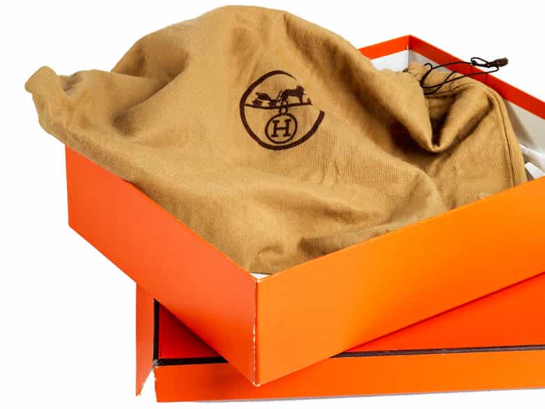Detailabbildung: Hermès Constance 24 cm Kroko „Brun“