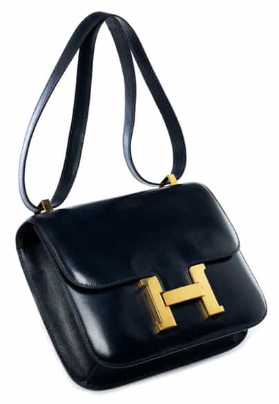 Detailabbildung: Hermès Constance 24 cm „Indigo“