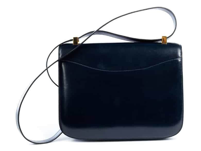 Detailabbildung: Hermès Constance 24 cm „Indigo“