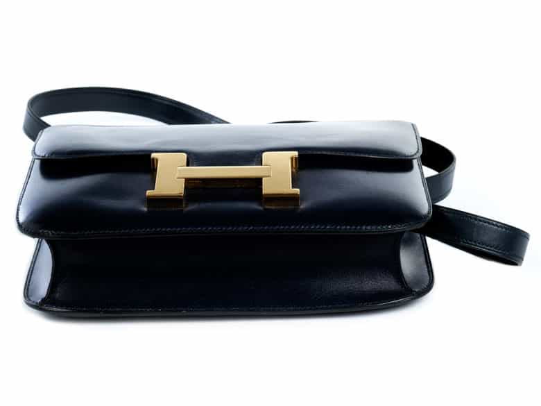 Detailabbildung: Hermès Constance 24 cm „Indigo“
