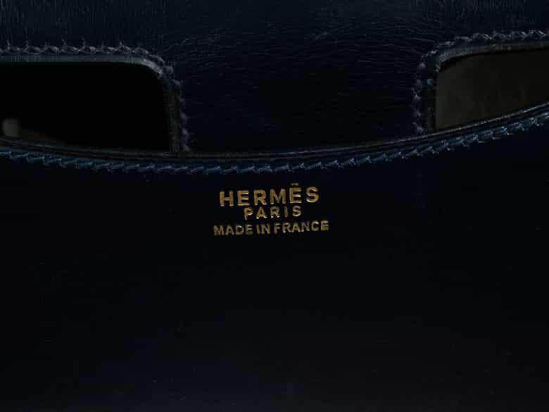 Detailabbildung: Hermès Constance 24 cm „Indigo“