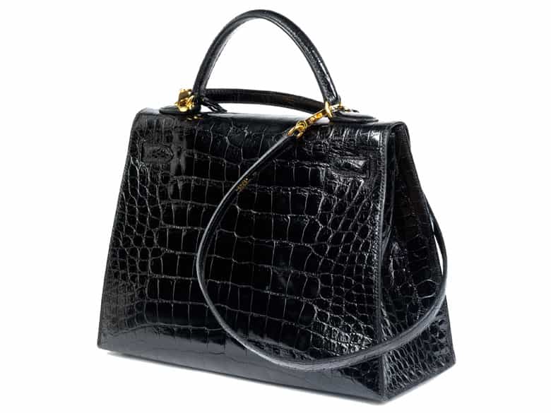 Detailabbildung: Hermès Kelly Bag 32 cm „Black“