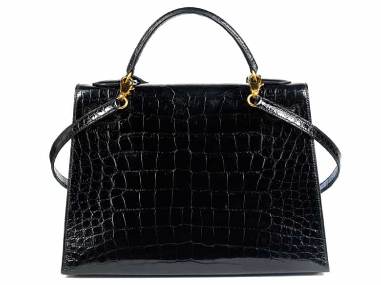 Detailabbildung: Hermès Kelly Bag 32 cm „Black“