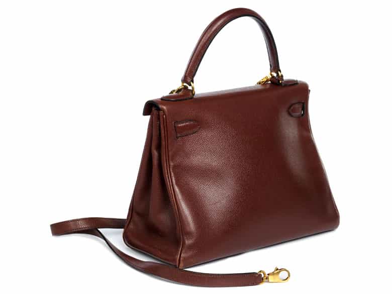 Detailabbildung: Hermès Kelly Bag 28 cm „Havane“