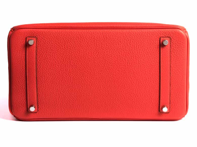 Detailabbildung:  Hermès Birkin Bag 35 cm „Rouge Pivoine“