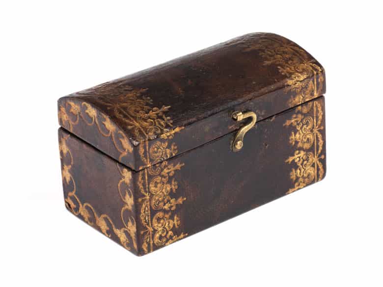 Detailabbildung: Seltene Miniaturpistole im original Kasten