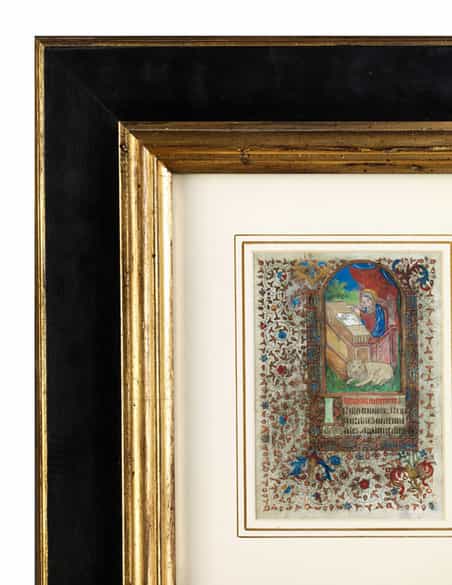 Detailabbildung: Illuminierte Miniatur aus einem Stundenbuch