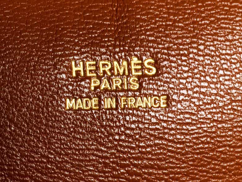 Detailabbildung:  Hermès Vintage Handtasche