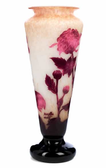 Detailabbildung:  Vase mit Sommerastern