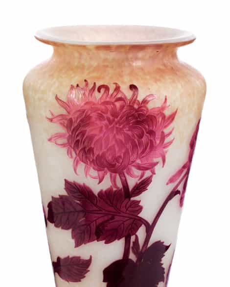 Detailabbildung:  Vase mit Sommerastern