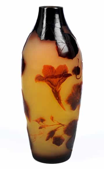 Detailabbildung:  D'Argental-Vase mit Kapuzinerkresse