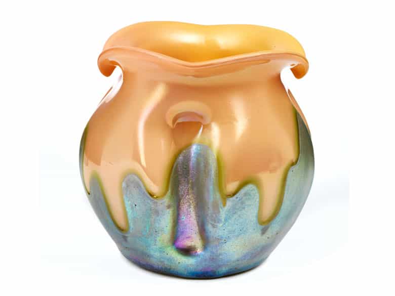 Detailabbildung:  Vase mit Lüsterdekor