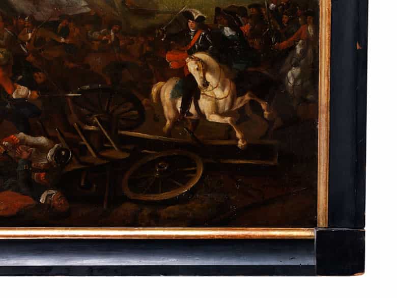 Detailabbildung: Jan van Huchtenburgh 1647 Haarlem - 1733 Amsterdam, Kreis