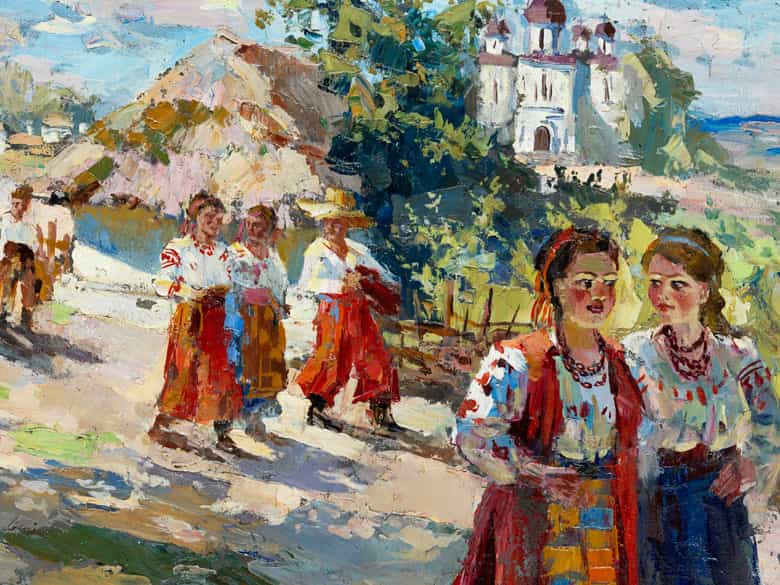 Detailabbildung: Schlegel, russisch-ukrainischer Maler des 20. Jahrhunderts 