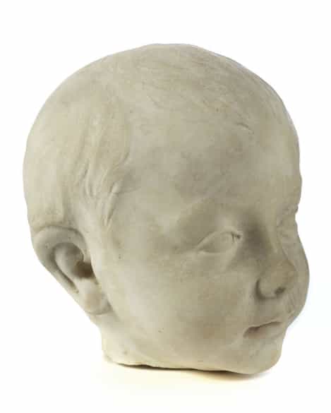 Detailabbildung:  Marmorkopf eines Knäbleins