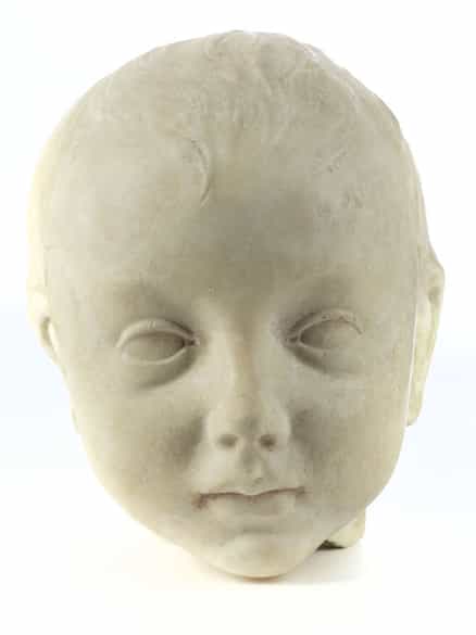 Detailabbildung:  Marmorkopf eines Knäbleins