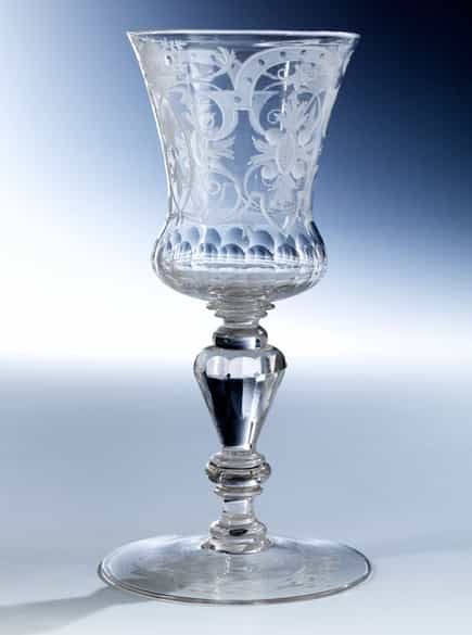 Detailabbildung:  Eleganter Glaspokal