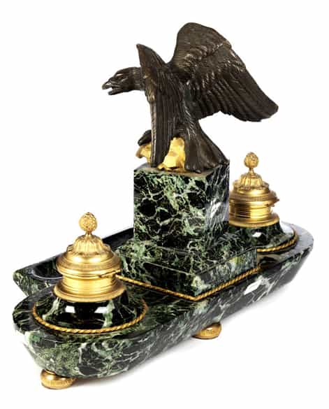 Detailabbildung: Tintenzeug im Empirestil