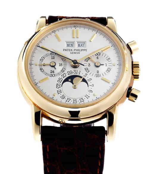 Detailabbildung:  PATEK PHILIPPE mit ewigem Kalender, Referenz 3970