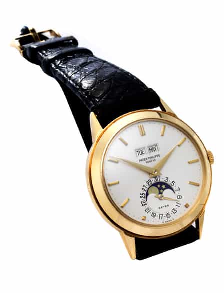 Detailabbildung:  PATEK PHILIPPE ewiger Kalender, Referenz 3448