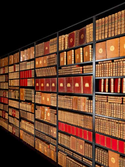 Detailabbildung: † Eine Bibliothek des 18. Jahrhunderts