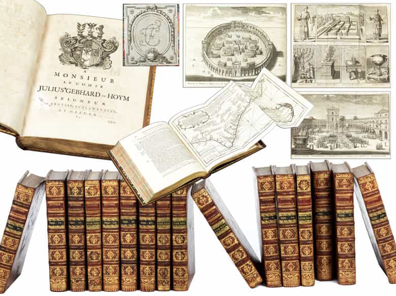 Detailabbildung: † Eine Bibliothek des 18. Jahrhunderts