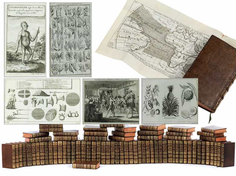 Detailabbildung: † Eine Bibliothek des 18. Jahrhunderts