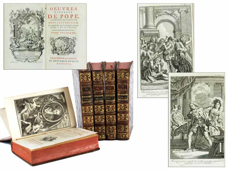 Detailabbildung: † Eine Bibliothek des 18. Jahrhunderts