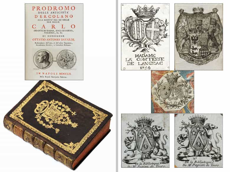 Detailabbildung: † Eine Bibliothek des 18. Jahrhunderts