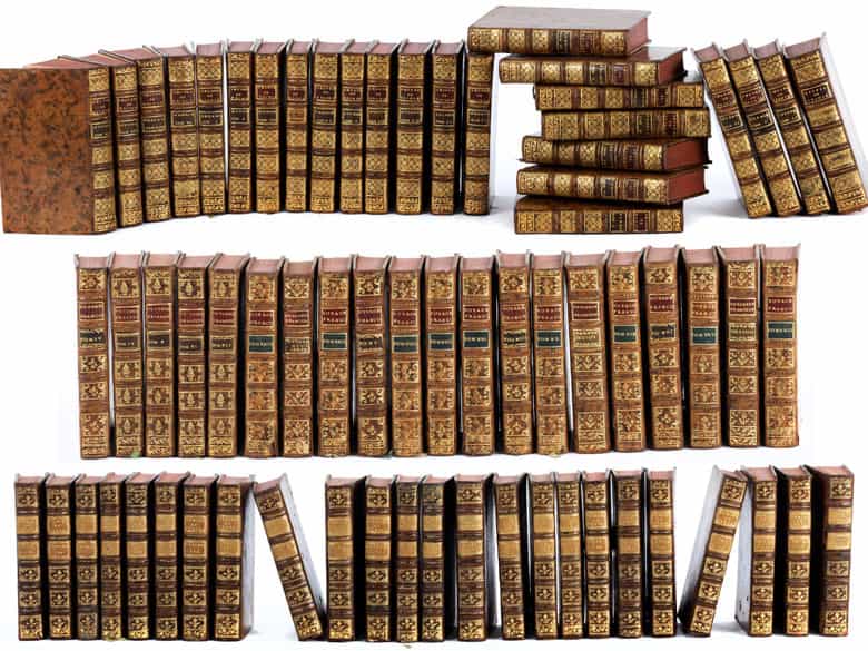 Detailabbildung: † Eine Bibliothek des 18. Jahrhunderts